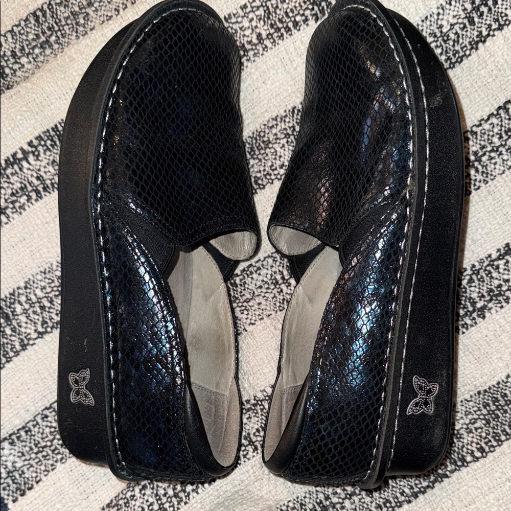 Alegria slip on leather, replaceable insole, orthopedic, healthcare, food indus - Picture 5 of 8